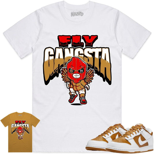 Curry Dunks Shirt - Curry Dunks Sneaker Tees - Wheat Fly Gangsta