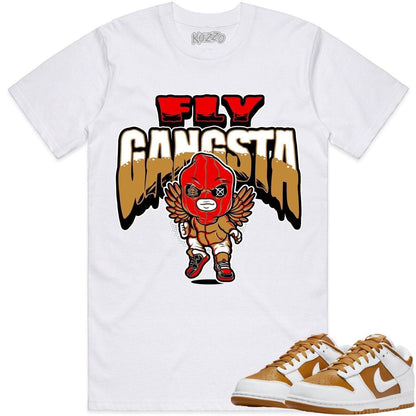 Curry Dunks Shirt - Curry Dunks Sneaker Tees - Wheat Fly Gangsta