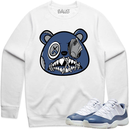 Diffuse Blue 11s Sweater - Jordan 11 Diffuse Blue Crewnecks - Money Talks