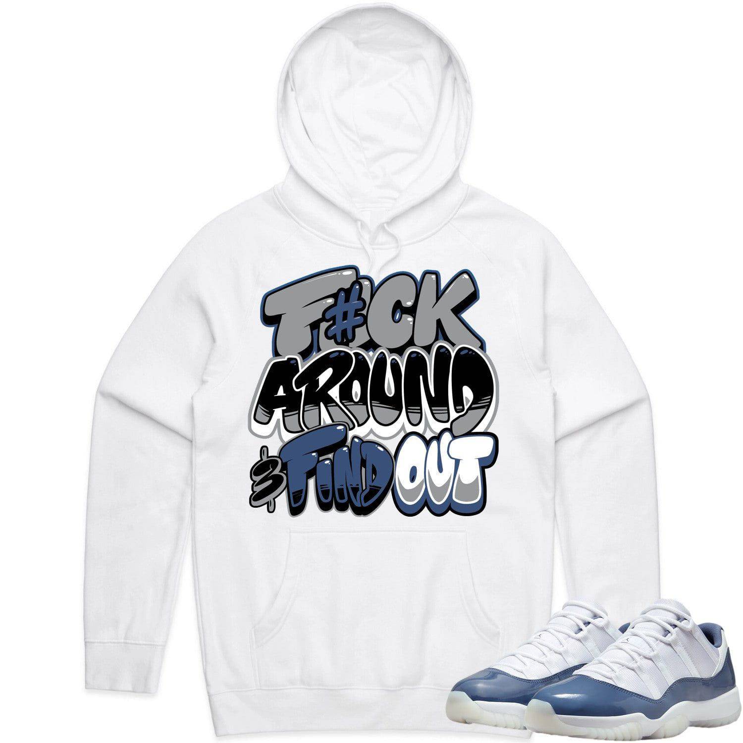 Diffused Blue 11s Hoodies - Jordan 11 Diffused Blue Hoodie - F#CK