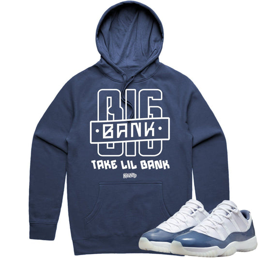 Diffused Blue 11s Hoodies to Match - Big Bank