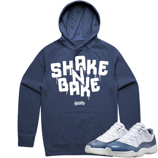 Diffused Blue 11s Hoodies to Match - Shake Bake