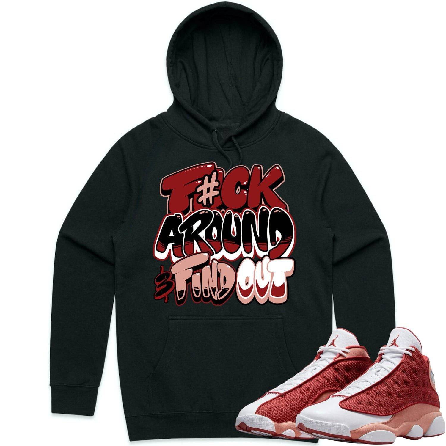 Dune Red 13s Hoodie - Jordan Retro 13 Dune Red Hoodie - F#CK