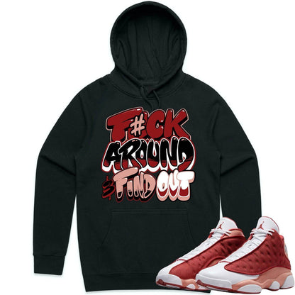 Dune Red 13s Hoodie - Jordan Retro 13 Dune Red Hoodie - F#CK