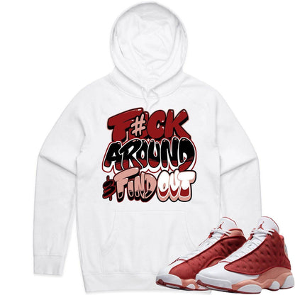 Dune Red 13s Hoodie - Jordan Retro 13 Dune Red Hoodie - F#CK