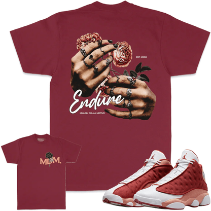 Dune Red 13s Shirt - Jordan 13 Dune Red Sneaker Tees - Endure