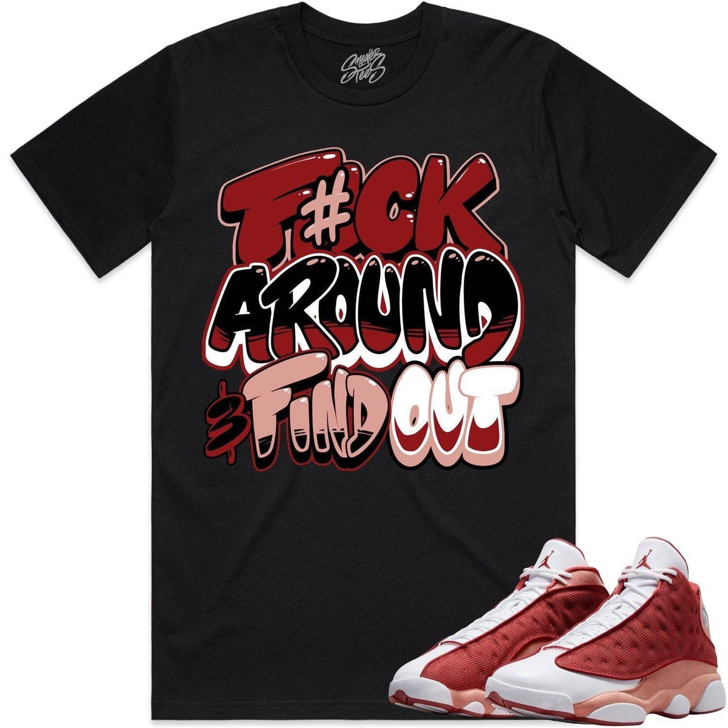 Dune Red 13s Shirts - Jordan 13 Dune Red Sneaker Tees - F#CK