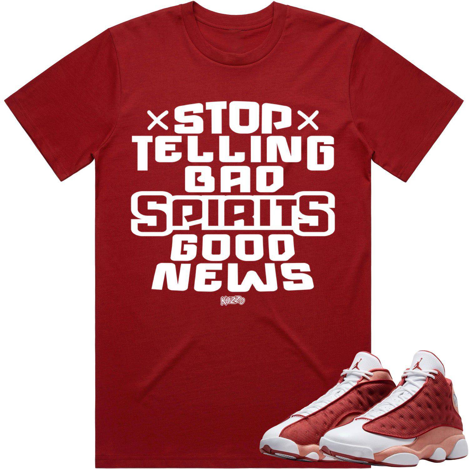 Dune Red 13s Shirts - Jordan 13 Dune Red Sneaker Tees - Spirits