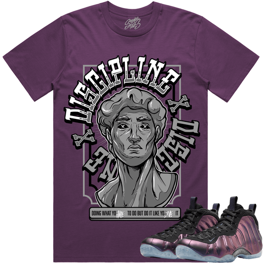 Eggplant Foamposites Shirt to Match - Discipline