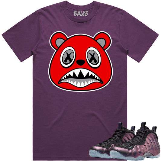 Eggplant Foamposites Shirts - Foamposites Sneaker Tees - Angry Baws