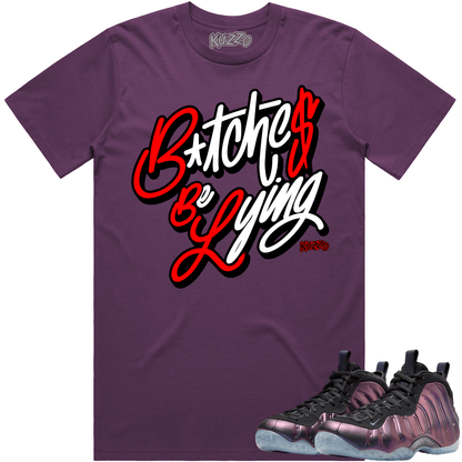 Eggplant Foamposites Shirts - Foamposites Sneaker Tees - BBL