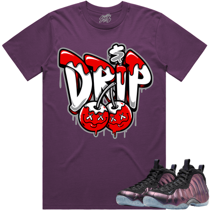 Eggplant Foamposites Shirts - Foamposites Sneaker Tees - Money Drip