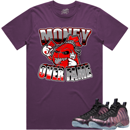 Eggplant Foamposites Shirts - Foamposites Sneaker Tees - Money Fame