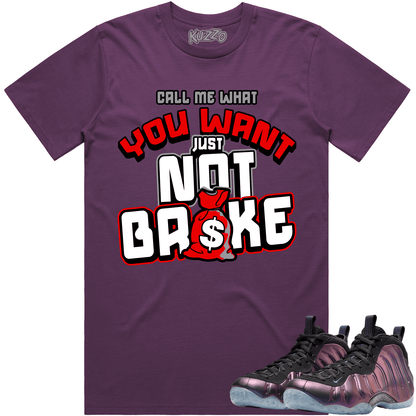 Eggplant Foamposites Shirts - Foamposites Sneaker Tees - Not Broke