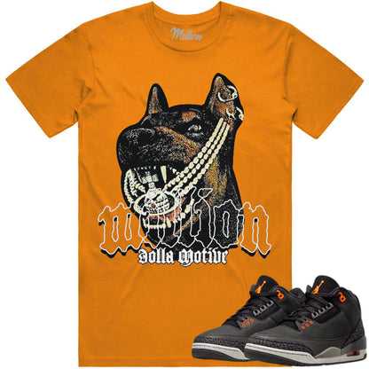 Fear 3s Shirt - Jordan 3 Fear Shirt - Sneaker Tees - Doberman