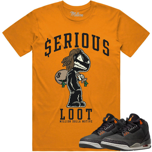 Fear 3s Shirt - Jordan 3 Fear Shirt - Sneaker Tees - Serious Loot