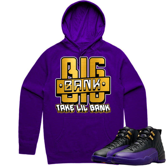 Field Purple 12s Hoodie - Jordan 12 Field Purple Hoodie - Big Bank