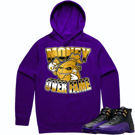 Field Purple 12s Hoodie - Jordan 12 Field Purple Hoodie - Money Fame