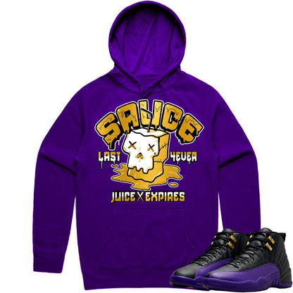 Field Purple 12s Hoodie - Jordan 12 Field Purple Hoodie - Sauce