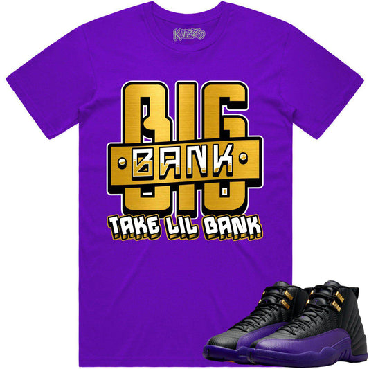 Field Purple 12s Shirt - Jordan 12 Field Purple Shirts - Big Bank