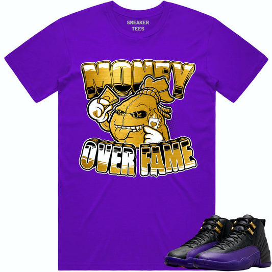 Field Purple 12s Shirt - Jordan 12 Field Purple Shirts - Money Fame