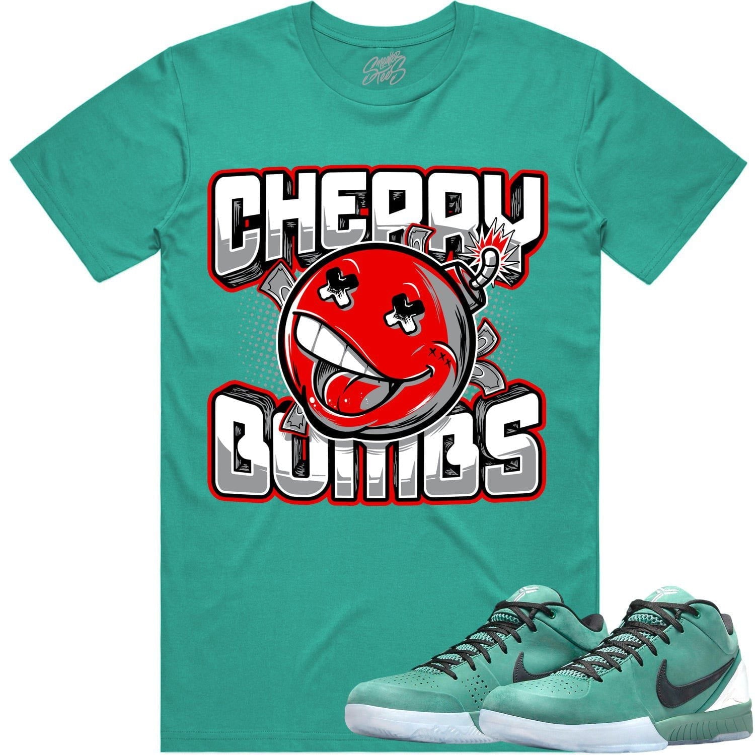 Girl Dad 4s Shirt - Kobe 4 Protro Girl Dad Sneaker Tees - Cherry Bombs
