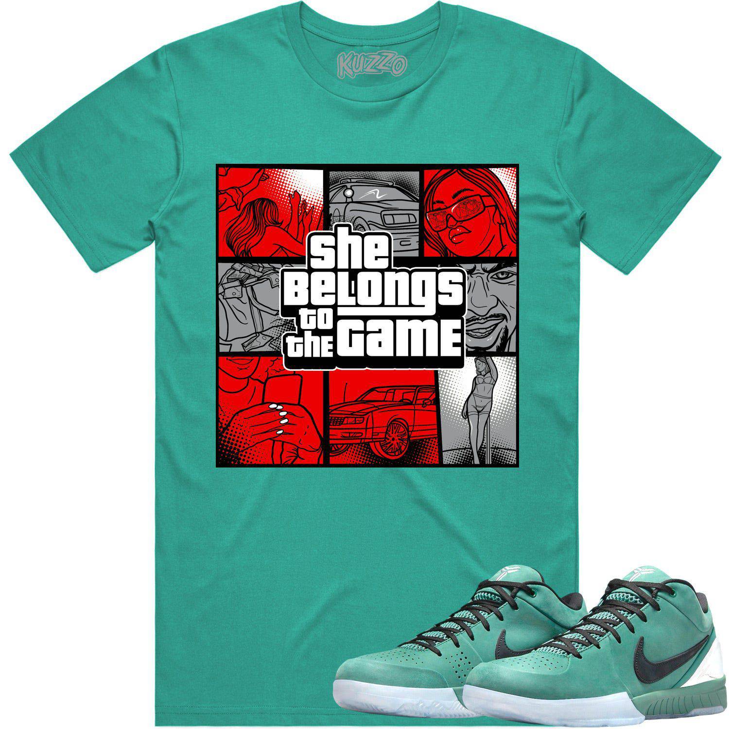 Girl Dad 4s Shirt - Kobe 4 Protro Girl Dad Sneaker Tees - Game