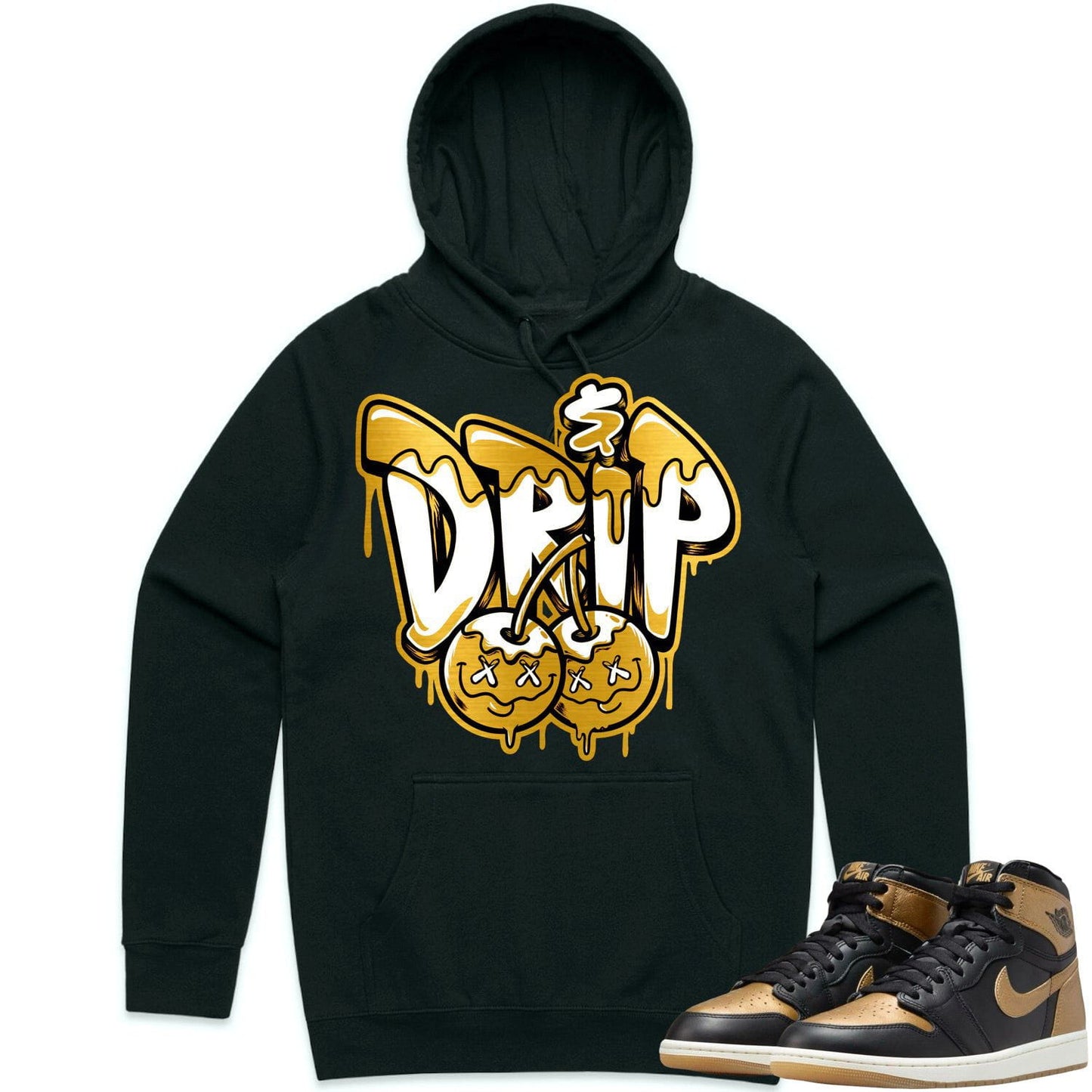 Gold Medal 1s Hoodie to Match - Money Drip