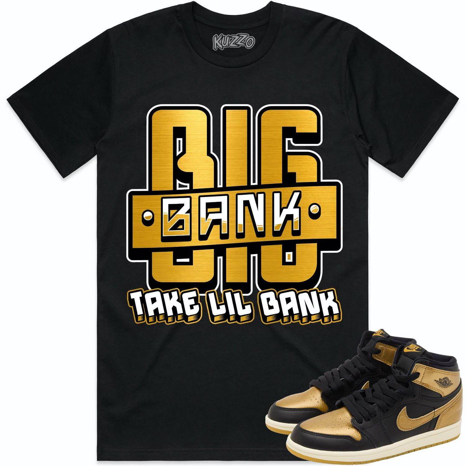 Gold Medal 1s Shirt - Jordan 1 High OG Metallic Gold Medal - Big Bank