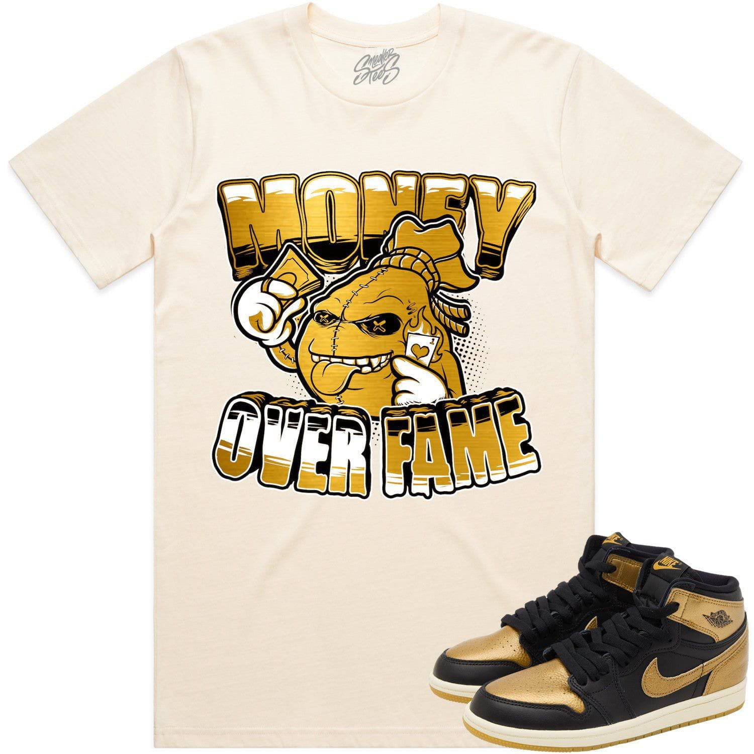 Gold Medal 1s Shirt - Jordan 1 High OG Metallic Gold Medal - Fame