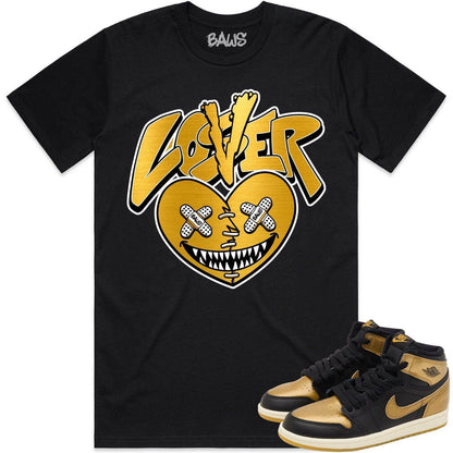 Gold Medal 1s Shirt - Jordan 1 High OG Metallic Gold Medal - Lover