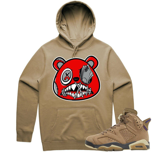 Gore Tex 6s Hoodie - Jordan 6 Brown Kelp 6s Hoodie - Money Talks Baws