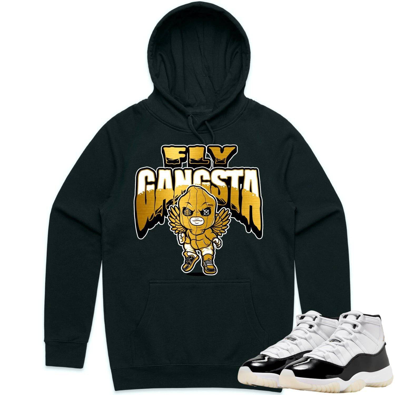 Gratitude 11s Hoodie - Jordan Retro 11 Gratitude Hoodie - Fly Gangsta