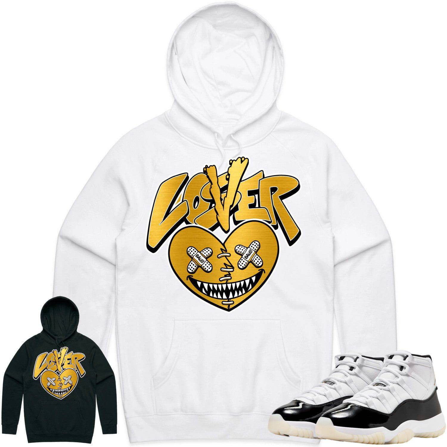 Gratitude 11s Hoodie - Jordan Retro 11 Gratitude Hoodie - Lover Loser