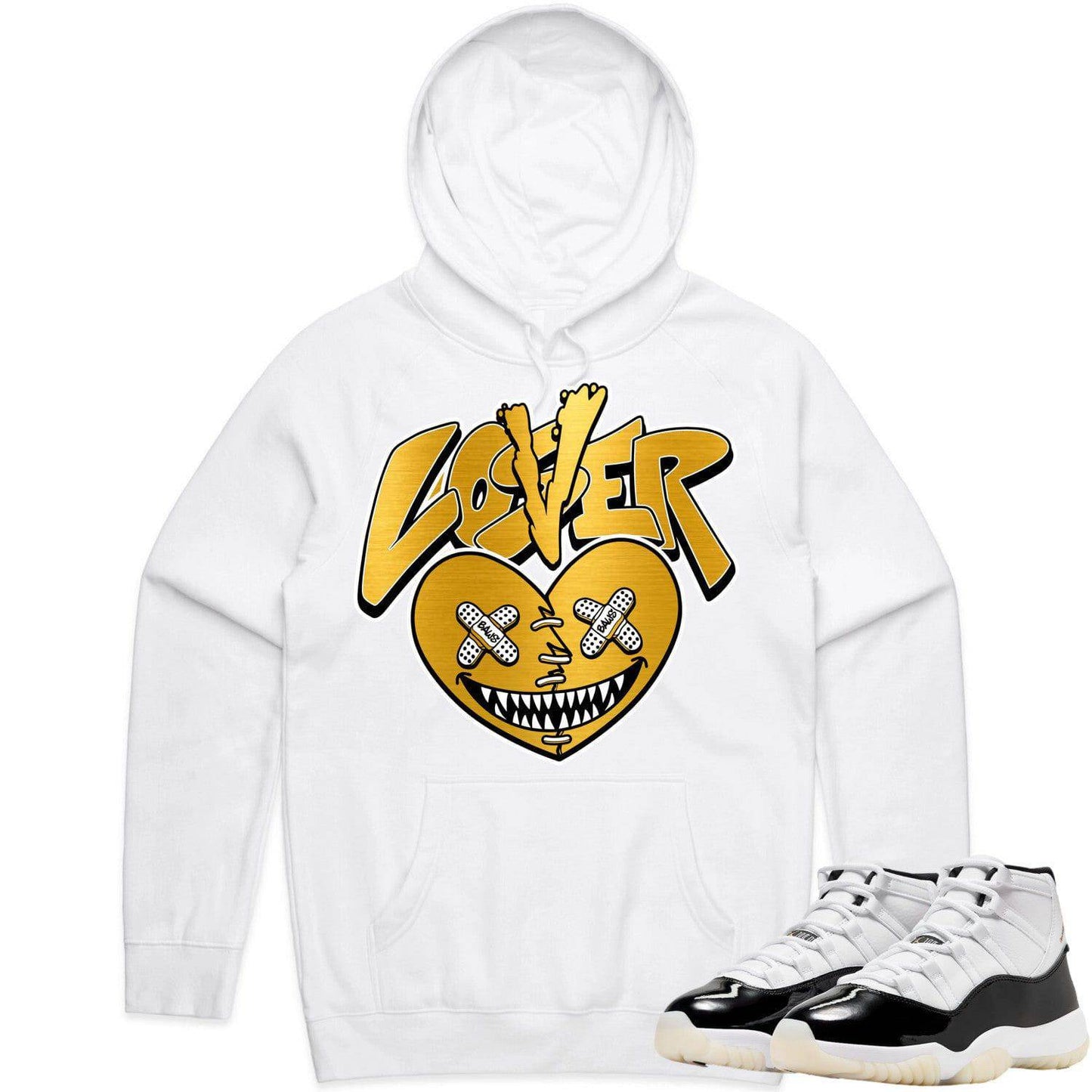 Gratitude 11s Hoodie - Jordan Retro 11 Gratitude Hoodie - Lover Loser