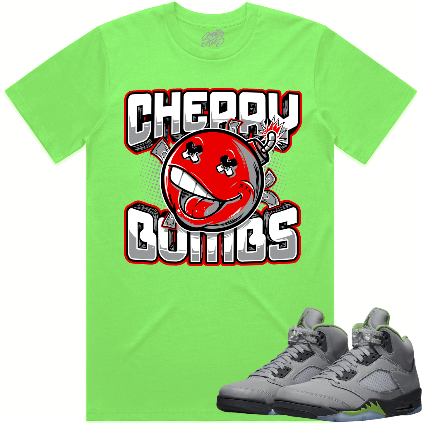 Green Bean 5s Shirt - Jordan 5 Green Bean Shirts - Cherry Bombs
