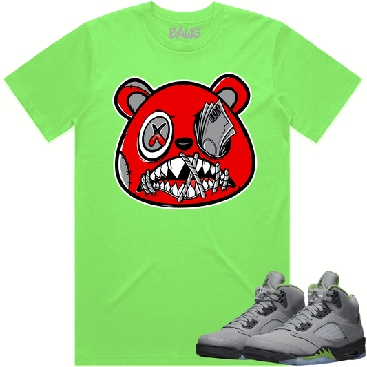 Green Bean 5s Shirt - Jordan Retro 5 Green Bean Shirts - Money Talks