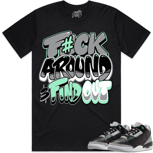 Green Glow 3s Shirts - Jordan 3 Green Glow Shirts - F#CK