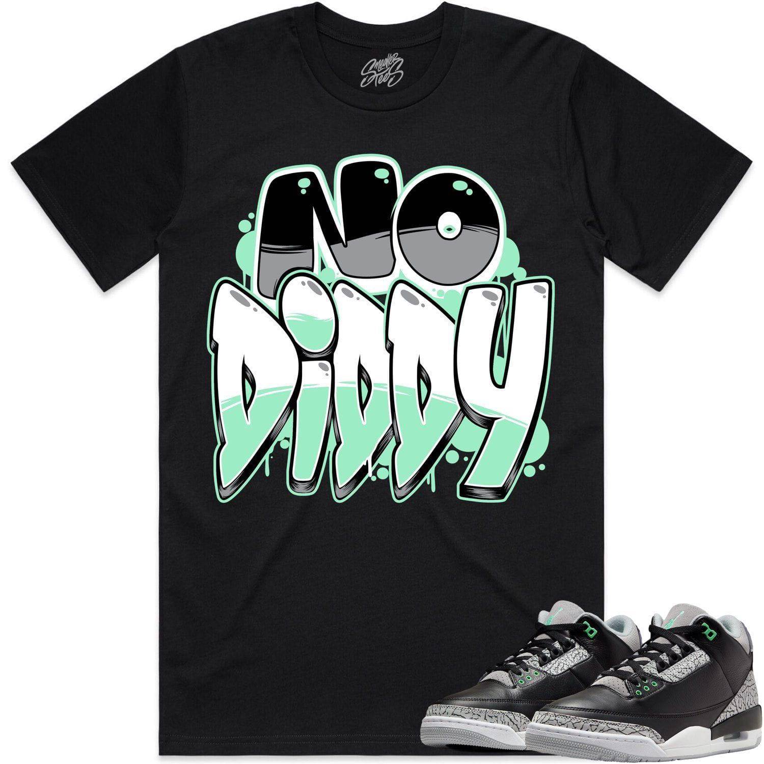 Green Glow 3s Shirts - Jordan 3 Green Glow Shirts - NoDiddy