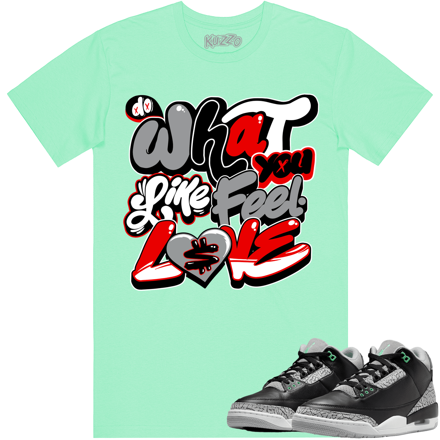 Green Glow 3s Shirts - Jordan Retro 3 Green Glow Shirts - Do What Love