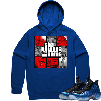 International Blue Foamposites Hoodies to Match - Belongs Game