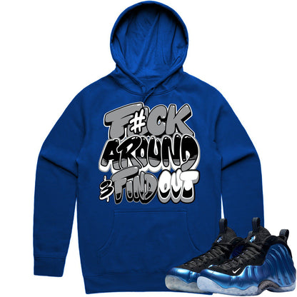 International Blue Foamposites Hoodies to Match - F#CK