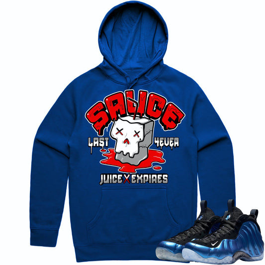 International Blue Foamposites Hoodies to Match - Sauce