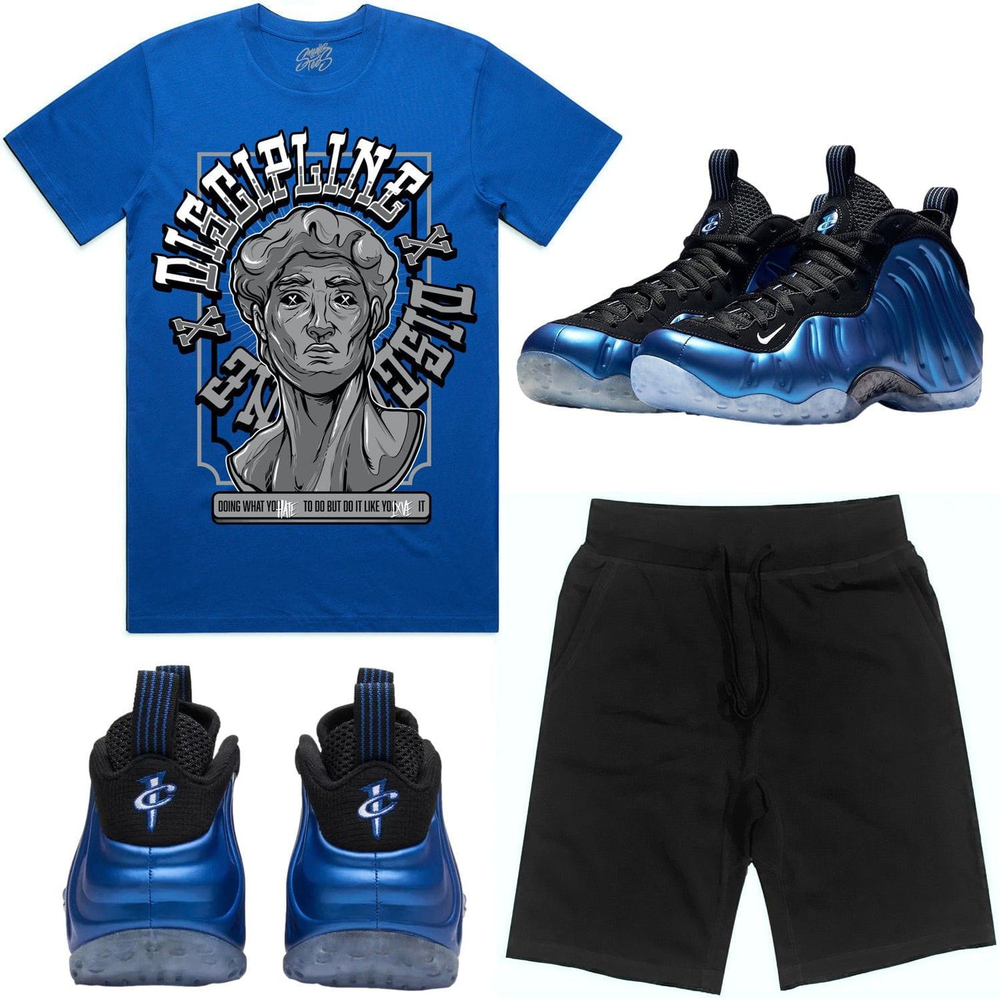 International Blue Foamposites Sneaker Outfits - Oreo Discipline