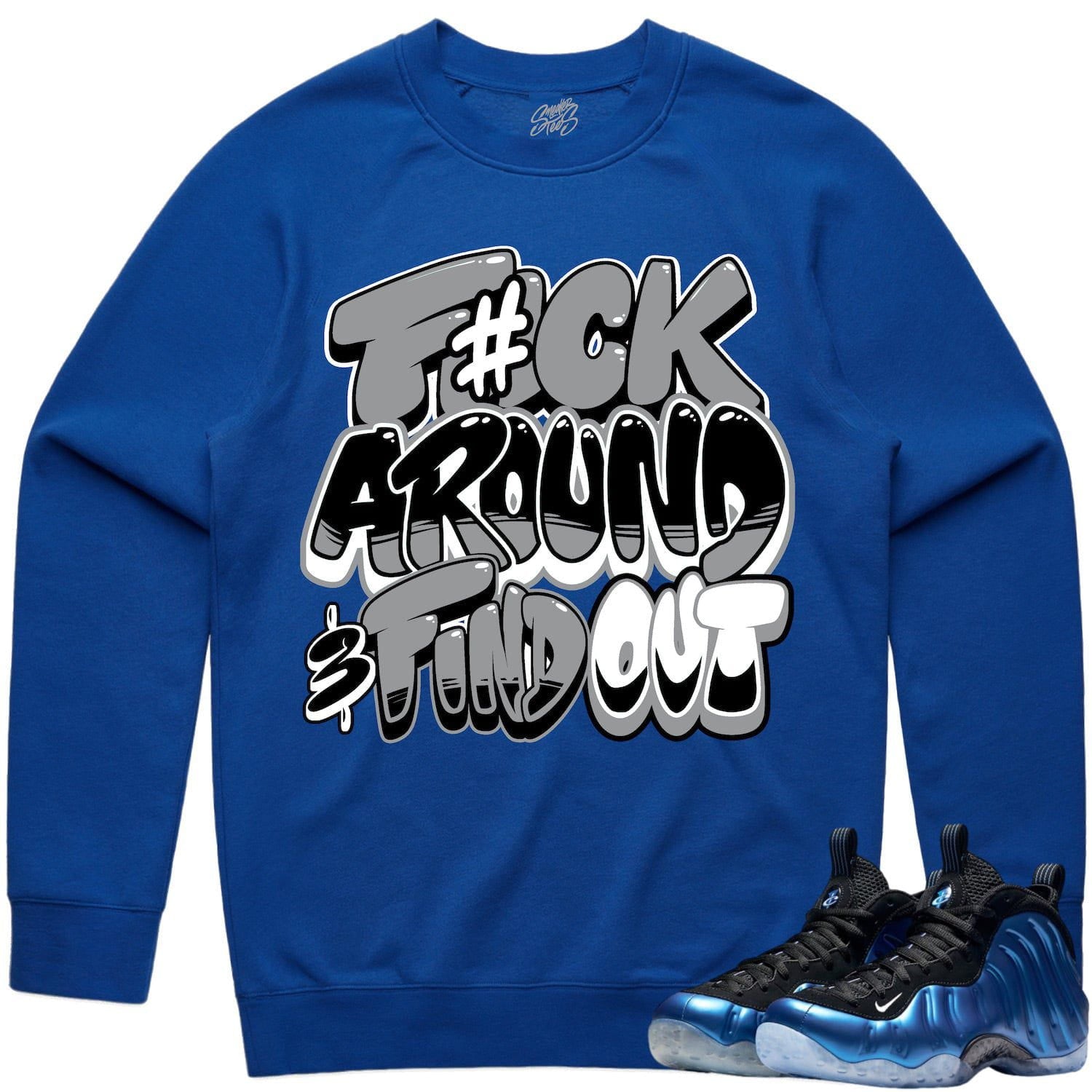 International Blue Foamposites Sweater to Match - F#ck