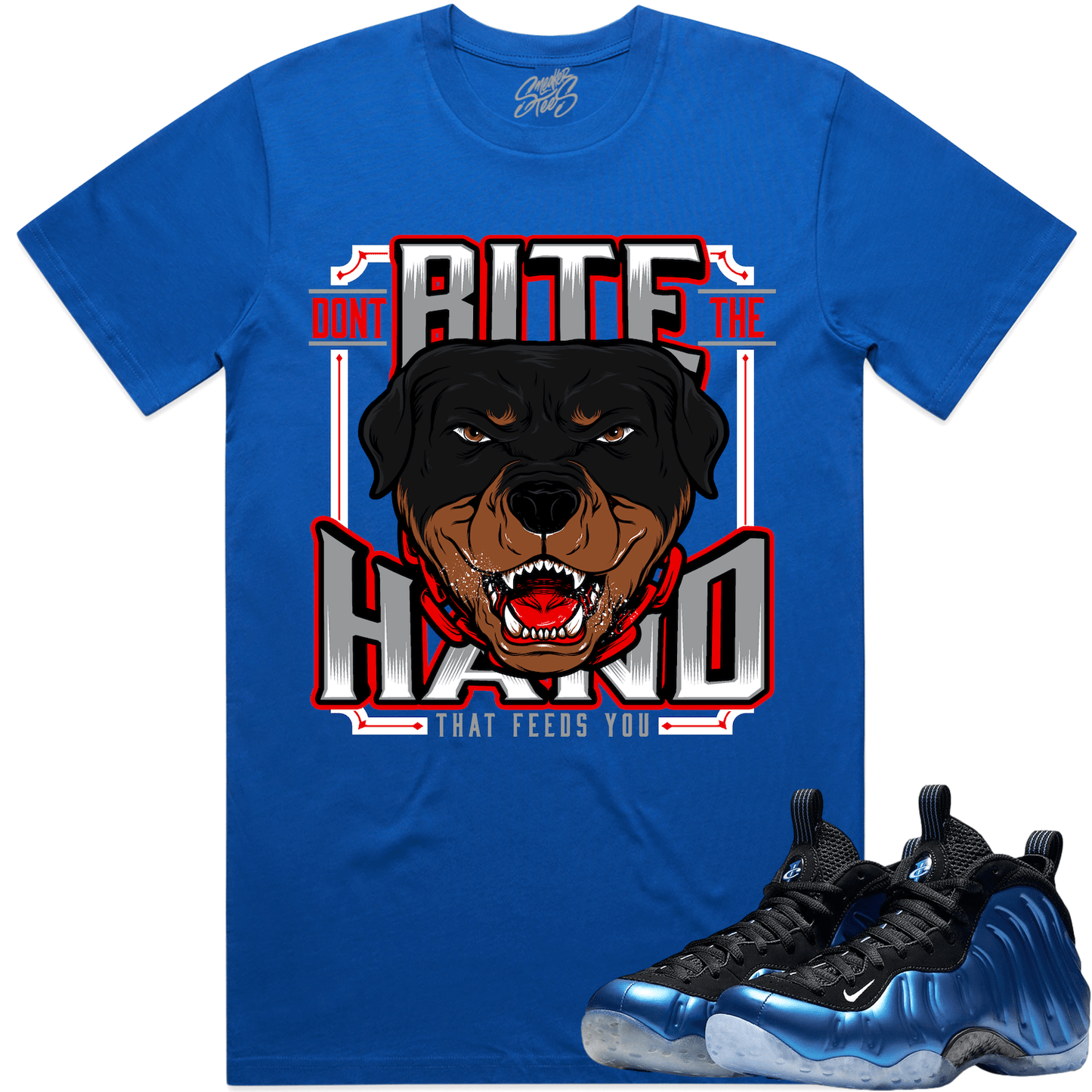 International Blue Royal Foamposites Shirts - Red Dont Bite