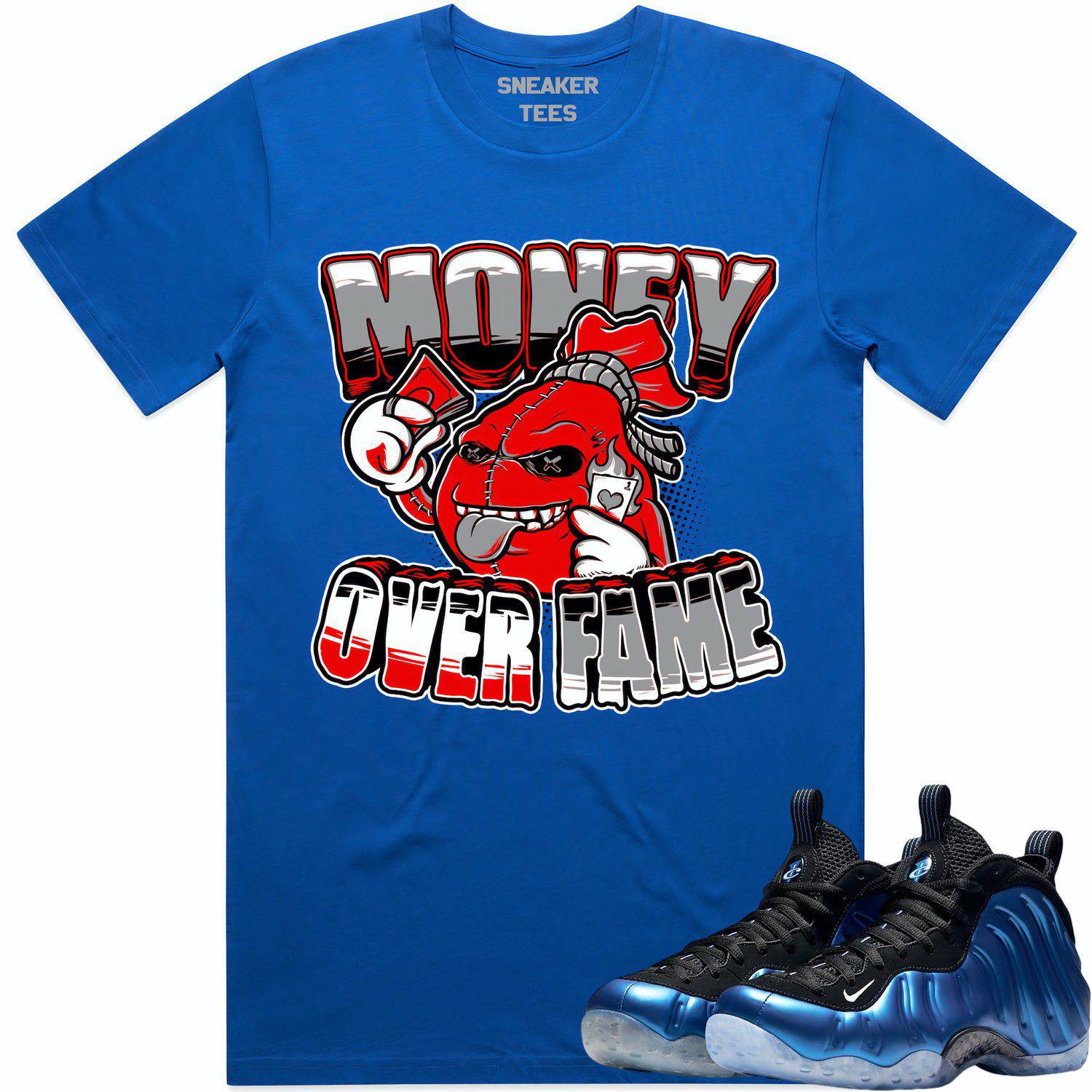 International Blue Royal Foamposites Shirts to Match - Red Money Fame