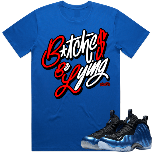 International Blue Royal Foamposites Sneaker Tees - BBL