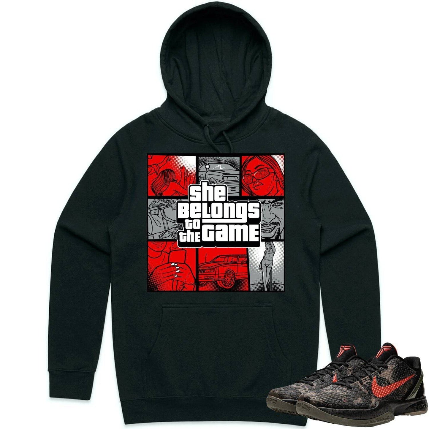 Italian Camo 6s Hoodie - Kobe 6 Italian Camo 6s Hoodie - Red Game