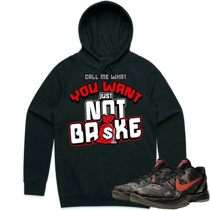 Italian Camo 6s Hoodie - Kobe 6 Italian Camo 6s Hoodie - Red Not Broke